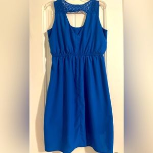 3/$10 Royal Blue dress size Medium.  Sleeveless.